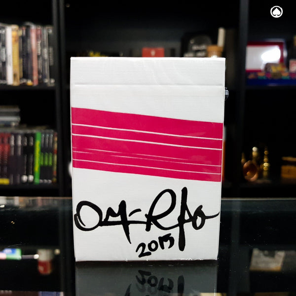 Red Stripe Playing Cards