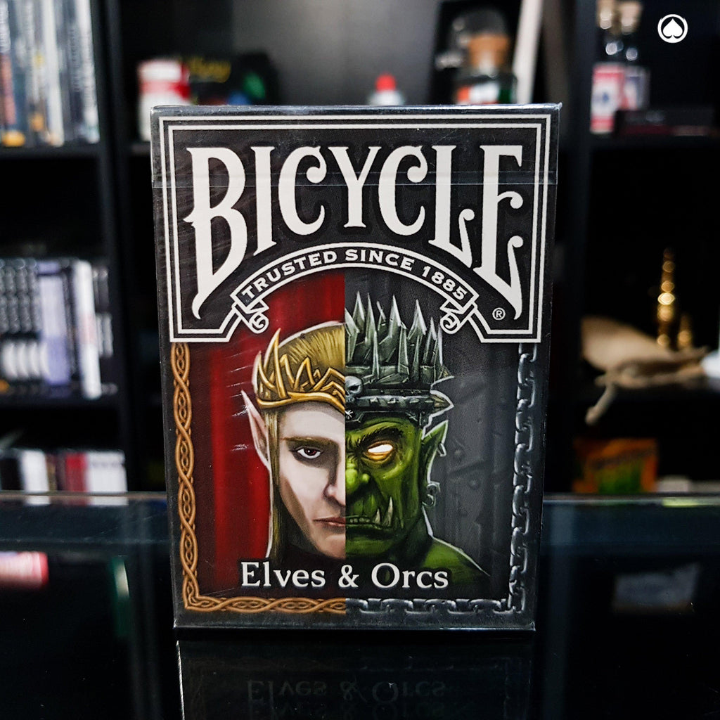 Bicycle Elves and Orcs Deck by Nat Iwata