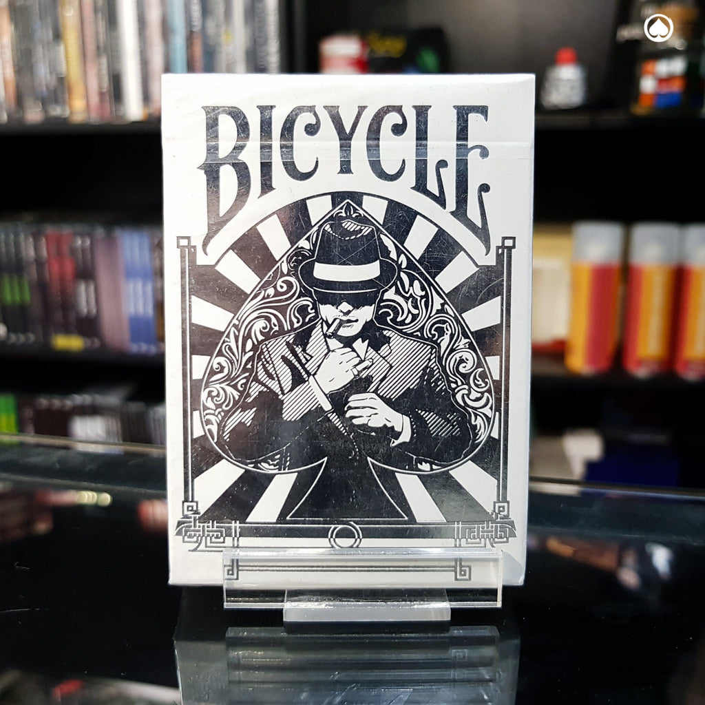 Bicycle Made Silver Deck by Crooked Kings Cards