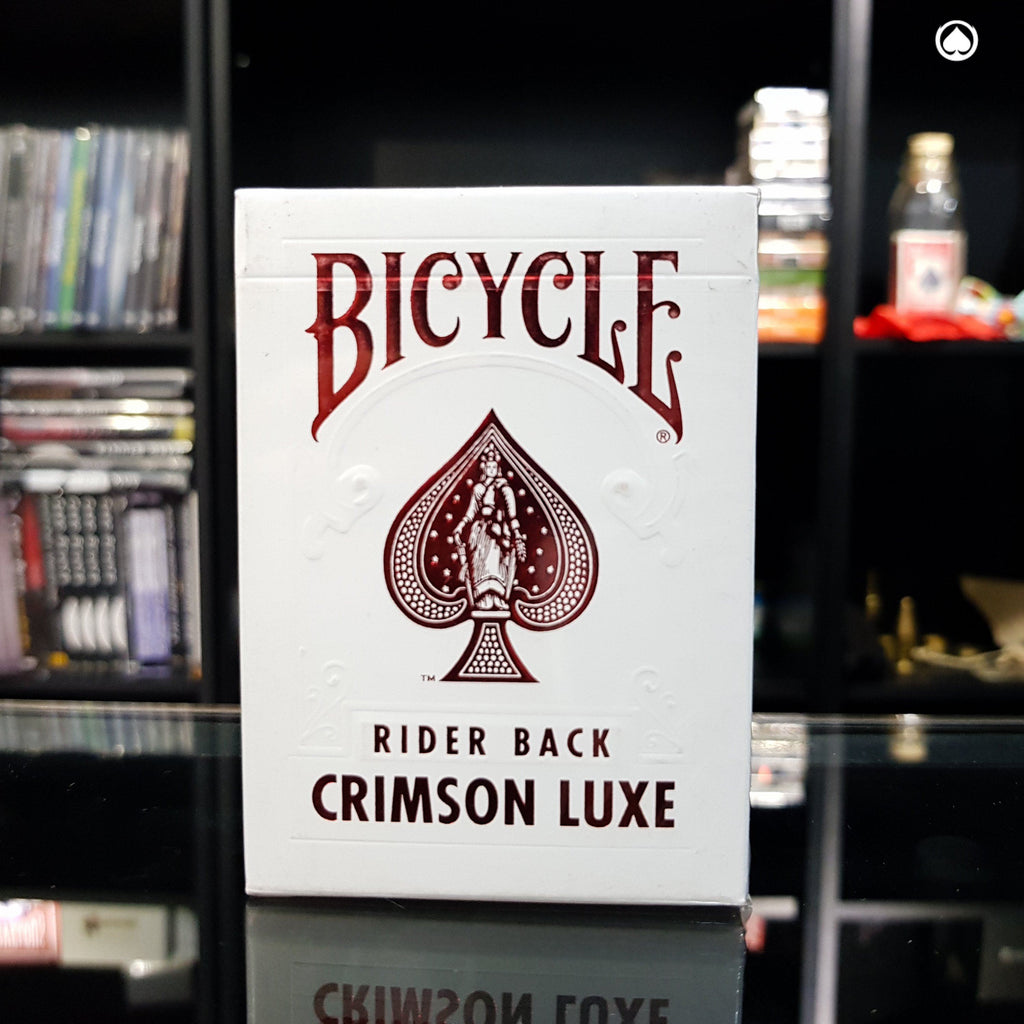 Bicycle Rider Back Crimson Luxe by US Playing Card Co - Rojo