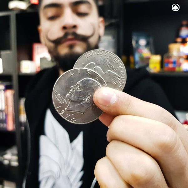 Moneda Flipper Eisenhower dollar by Tango Magic