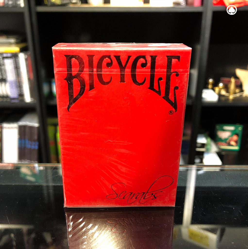 Bicycle Scarab Playing Cards by Crooked Kings - Ruby