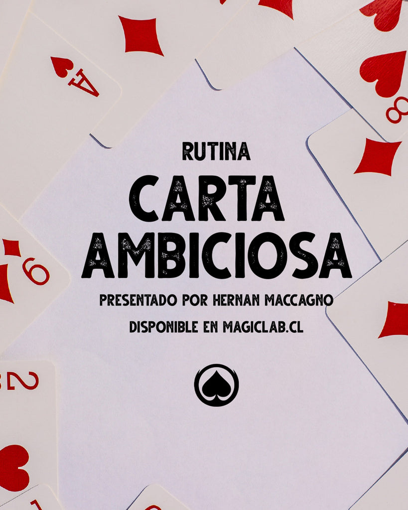 Rutina :: Carta Ambiciosa presentada por Hernán Maccagno