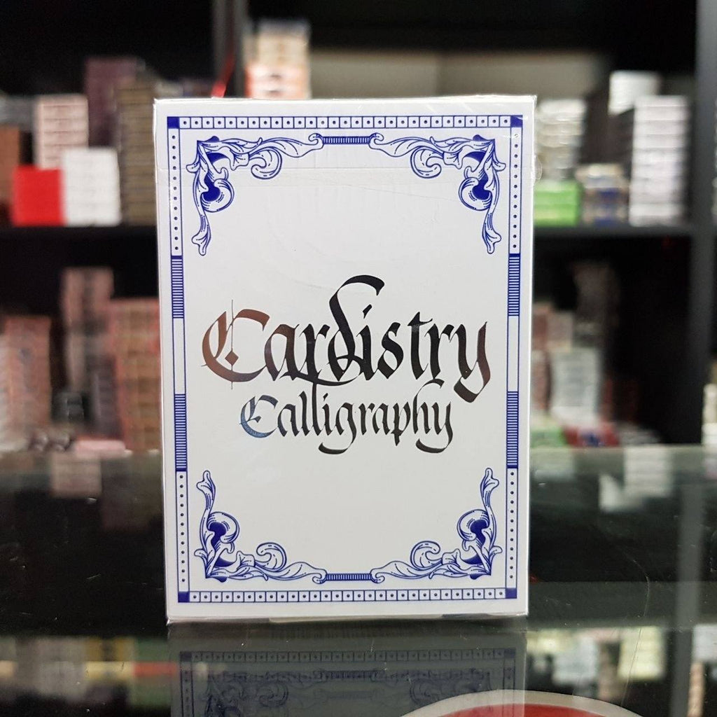 Cardistry Calligraphy Playing Cards - Azul